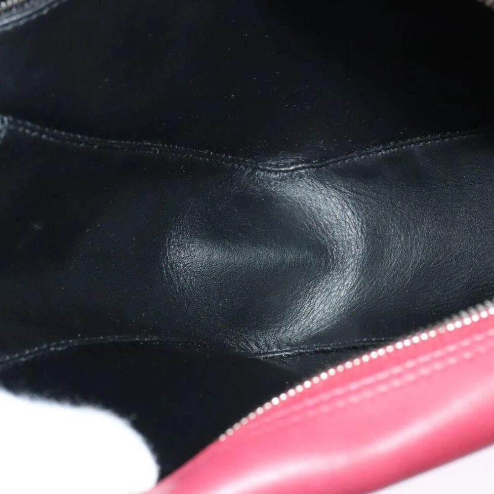 Balenciaga Triangle Duffle Leather Red Leather Handbag - Picture 5 of 16